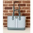 Borse Replica tote piccola Gucci Ophidia 765043 Blu