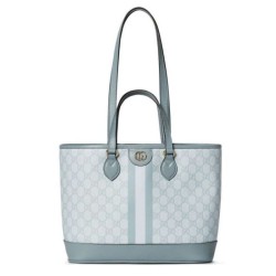 Borse Replica tote piccola Gucci Ophidia 765043 Blu