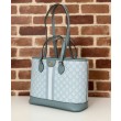 Borse Replica tote piccola Gucci Ophidia 765043 Blu