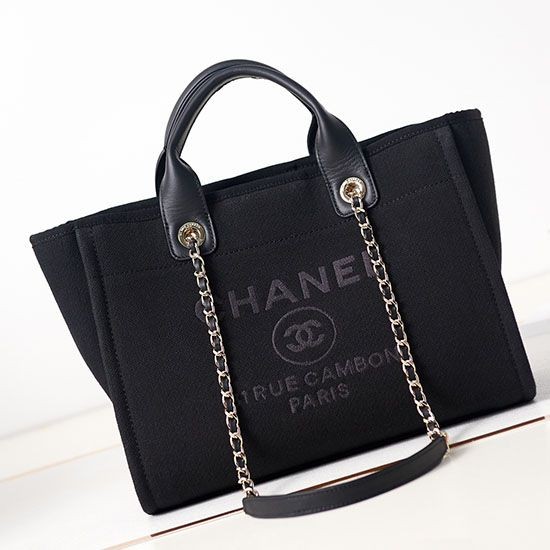 Deauville Small Shopping Tote Bag AS3257 Nero