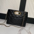 Dettagli perfetti 24B Clutch con catena Vanity AS5038/AS5036 Nero