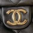Dettagli perfetti Borsa Replica 1:1 hobo in pelle di vitello media nera AS4339