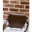 Dettagli perfetti Borsa mini arrotondata Gucci Horsebit 1955 760191 Caffè