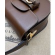 Dettagli perfetti Borsa mini arrotondata Gucci Horsebit 1955 760191 Caffè
