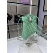 Dettagli perfetti Shiny Lambskin 31 Mini Shopping Bag AS4133 Verde