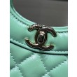 Dettagli perfetti Shiny Lambskin 31 Mini Shopping Bag AS4133 Verde