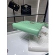 Dettagli perfetti Shiny Lambskin 31 Mini Shopping Bag AS4133 Verde