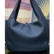 Dettagli perfetti YSL Saint Laurent Bea Tote In Pelle Granulata Nero