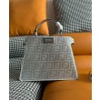 Fendi Peekaboo ISeeU Piccolo 8BN327 Argento