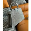Fendi Peekaboo ISeeU Piccolo 8BN327 Argento