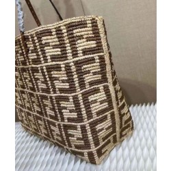 Fendi Rotolo Grande 8BH425 Caffè