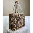 Fendi Rotolo Grande 8BH425 Caffè