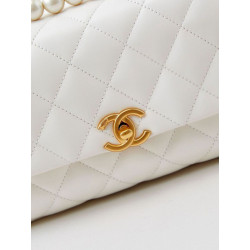 Flap Chain Borse Replica Alta Qualità AS4997 Bianco
