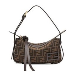 Replica Perfette Fendi Simply Fendi Mini 8BS097 Caffè Scuro imitazioni