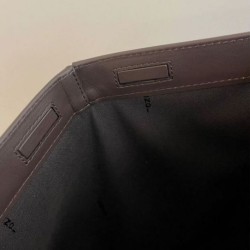 Borsa Fendi Origami Grande 8BH415 Caffè Scuro Replica qualità specchio Replica Perfette Borsa Fendi Origami Grande 8BH415 Caffè Scuro imitazioni