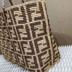 Replica Perfette Fendi Rotolo Grande 8BH425 Caffè imitazioni
