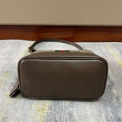 Borse Replica Alta Qualità a tracolla piccola Gucci Ophidia GG 781402 Caffè scuro qualità specchio Replica Perfette Borse Alta Qualità a tracolla piccola Gucci Ophidia GG 781402 Caffè scuro imitazioni