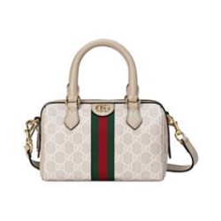 Replica Perfette Borse Imitazioni Gucci Ophidia Gg mini con manico superiore 772053 Crema imitazioni