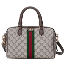 Replica Perfette Borse  Gucci Ophidia Gg piccola con manico superiore 772061 Caffè scuro imitazioni