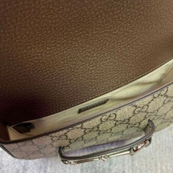 Borse Replica fedele mini Gucci Horsebit 1955 774209 Caffè qualità specchio Replica Perfette Borse fedele mini Gucci Horsebit 1955 774209 Caffè imitazioni