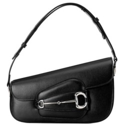 Replica Perfette Borse  fedele Gucci Horsebit 1955 764155 Nero imitazioni