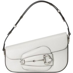 Replica Perfette Dettagli perfetti Borse Imitazioni a tracolla Gucci Horsebit 1955 764155 Bianco imitazioni