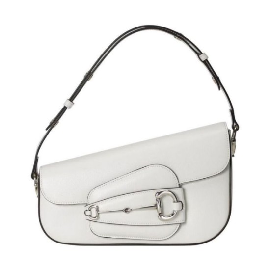 Dettagli perfetti Borse Imitazioni a tracolla Gucci Horsebit 1955 764155 Bianco Replica qualità specchio Replica Perfette Dettagli perfetti Borse Imitazioni a tracolla Gucci Horsebit 1955 764155 Bianco imitazioni