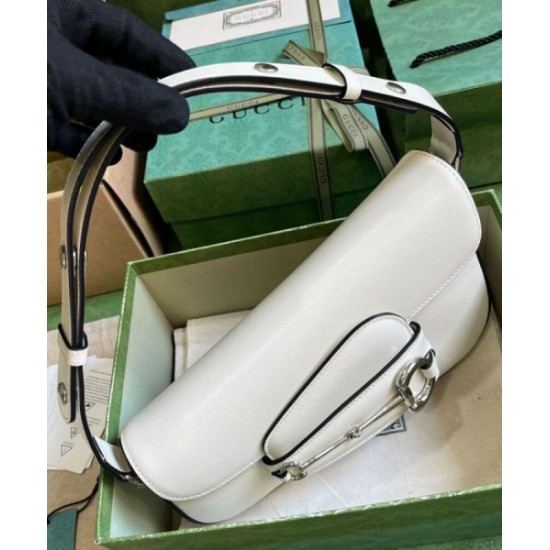 Dettagli perfetti Borse Imitazioni a tracolla Gucci Horsebit 1955 764155 Bianco Replica qualità specchio Replica Perfette Dettagli perfetti Borse Imitazioni a tracolla Gucci Horsebit 1955 764155 Bianco imitazioni
