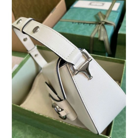 Dettagli perfetti Borse Imitazioni a tracolla Gucci Horsebit 1955 764155 Bianco Replica qualità specchio Replica Perfette Dettagli perfetti Borse Imitazioni a tracolla Gucci Horsebit 1955 764155 Bianco imitazioni