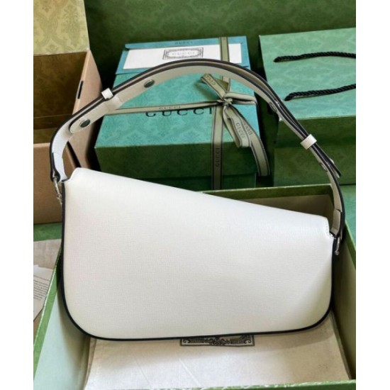 Dettagli perfetti Borse Imitazioni a tracolla Gucci Horsebit 1955 764155 Bianco Replica qualità specchio Replica Perfette Dettagli perfetti Borse Imitazioni a tracolla Gucci Horsebit 1955 764155 Bianco imitazioni