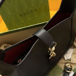 Borsa a tracolla piccola Gucci Jackie 782849 Nero Replica qualità specchio Replica Perfette Borsa a tracolla piccola Gucci Jackie 782849 Nero imitazioni