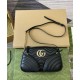 Borsa a tracolla Gucci GG Marmont piccola 798715 Nero Replica qualità specchio Replica Perfette Borsa a tracolla Gucci GG Marmont piccola 798715 Nero imitazioni
