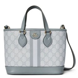 Replica Perfette Borsa tote mini Gucci serie Ophidia Blu imitazioni