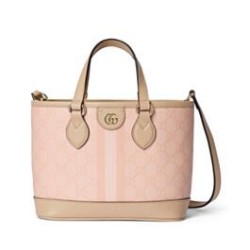 Replica Perfette Imitazione Borsa tote mini Gucci serie Ophidia Rosa imitazioni