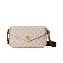 Replica Perfette Borsa mini Gucci Ophidia 764961 Crema imitazioni