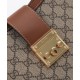 Replica Perfette Borsa a tracolla Gucci Padlock GG media 795113 Caffè imitazioni