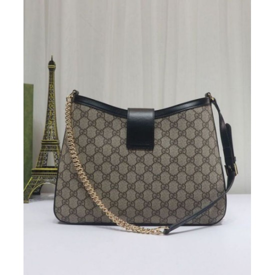 Borse Replica a tracolla Gucci Padlock GG media 795113 Nero qualità specchio Replica Perfette Borse a tracolla Gucci Padlock GG media 795113 Nero imitazioni