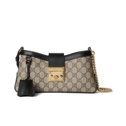Borsa a tracolla piccola Gucci Lucchetto 811705 Nera