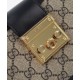 Replica Perfette Borsa a tracolla piccola Gucci Lucchetto 811705 Nera imitazioni