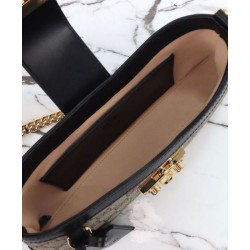 Borsa a tracolla piccola Gucci Lucchetto 811705 Nera