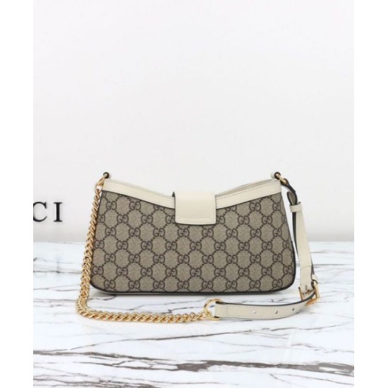 Replica Perfette Borsa a tracolla piccola Gucci Lucchetto 811705 Crema imitazioni