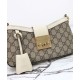Replica Perfette Borsa a tracolla piccola Gucci Lucchetto 811705 Crema imitazioni