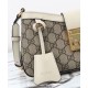 Replica Perfette Borsa a tracolla piccola Gucci Lucchetto 811705 Crema imitazioni