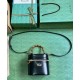 Replica Perfette Gucci Mini Borsa a tracolla in bambù 760200 Nero imitazioni