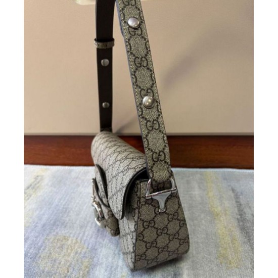 Borsa a tracolla piccola Gucci Horsebit 1955 764155 Caffè Replica qualità specchio Replica Perfette Borsa a tracolla piccola Gucci Horsebit 1955 764155 Caffè imitazioni