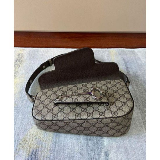 Borsa a tracolla piccola Gucci Horsebit 1955 764155 Caffè Replica qualità specchio Replica Perfette Borsa a tracolla piccola Gucci Horsebit 1955 764155 Caffè imitazioni