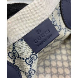 Imitazioni borse griffate tote media Gucci con stampa Gucci 772176 Nera