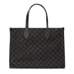 Replica Perfette Borsa tote grande Gucci Ophidia GG 772184 Nero imitazioni