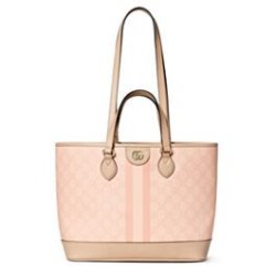 Replica Perfette Dettagli perfetti Borse Imitazioni tote piccola Gucci Ophidia 765043 Rosa imitazioni