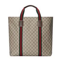 Replica Perfette Borse  tote media Gucci GG Tender 763287 Caffè scuro imitazioni